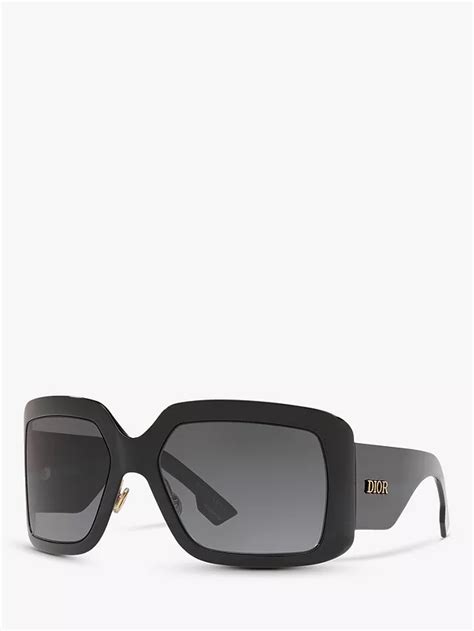 Dior Black Suit S 7 I Rectangular Sunglasses in Black .